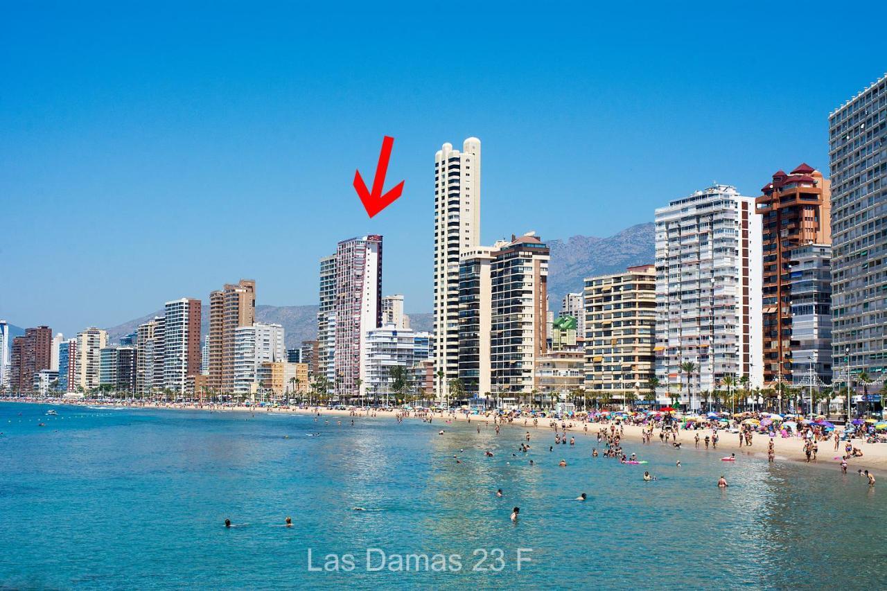 Las Damas Premium 23F Beach Front - Pool & Parking Бенідорм Екстер'єр фото